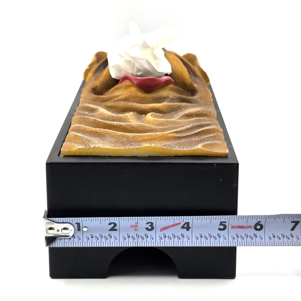3D Dog Wooden Kleenex Tissue Box Cover Holder UNIQUE